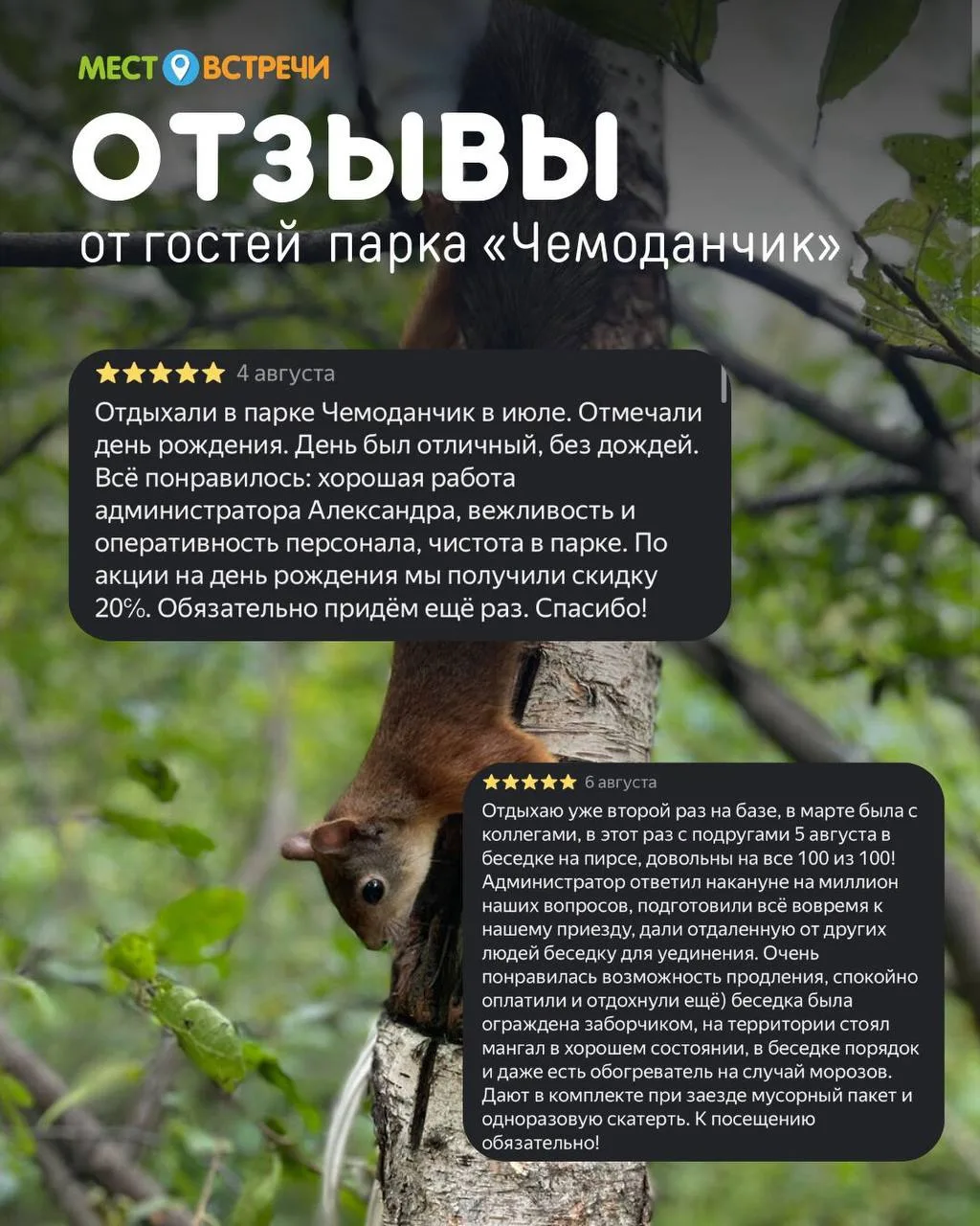 💚 Ваши впечатления — наш главный источник вдохновения!