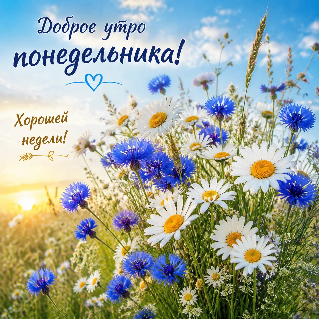Доброе утро понедельника, хорошей недели!