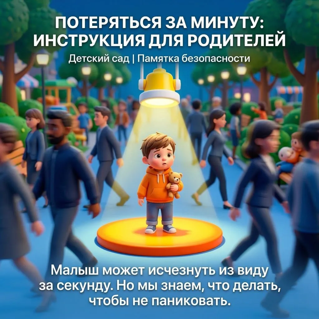 Ребенок может потеряться за считанные секунды — в магазине, на улице или в людном месте...