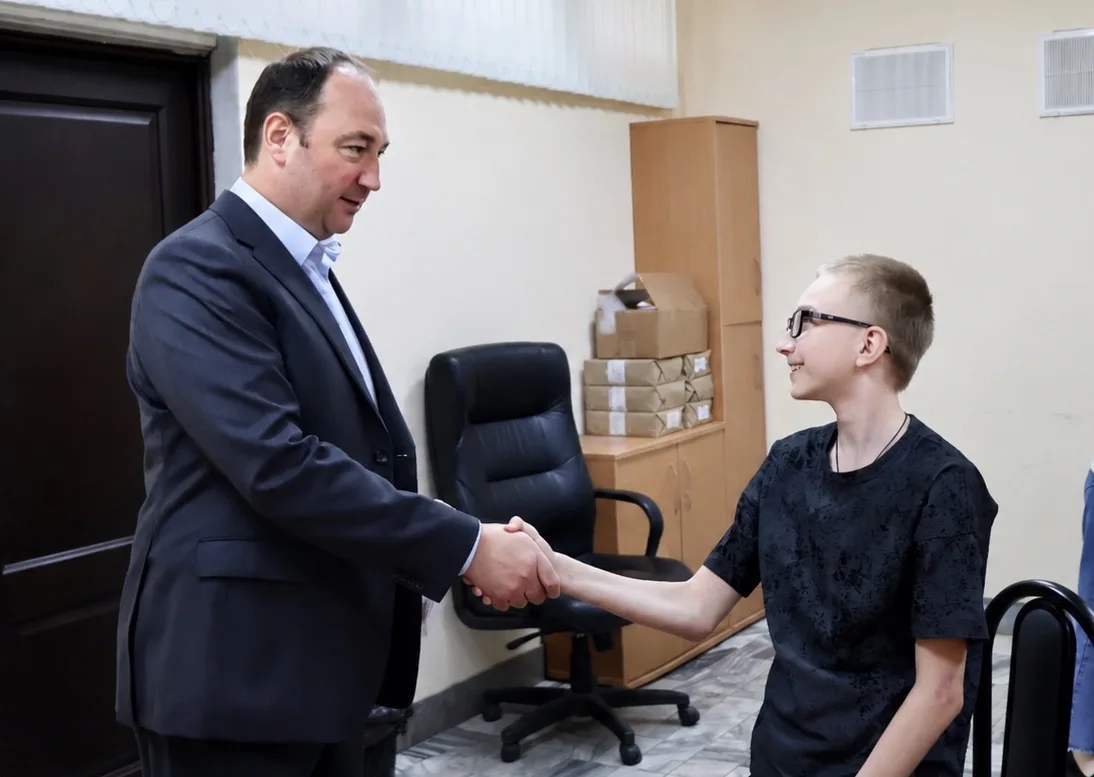🎁Сегодня поздравил с днём рождения Максима Ланько, сына погибшего участника специальной военной опе