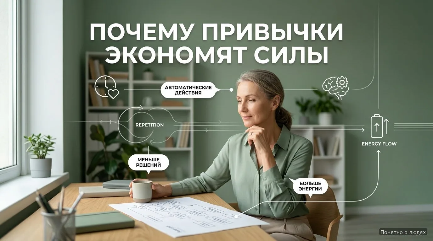 Почему привычки экономят силы