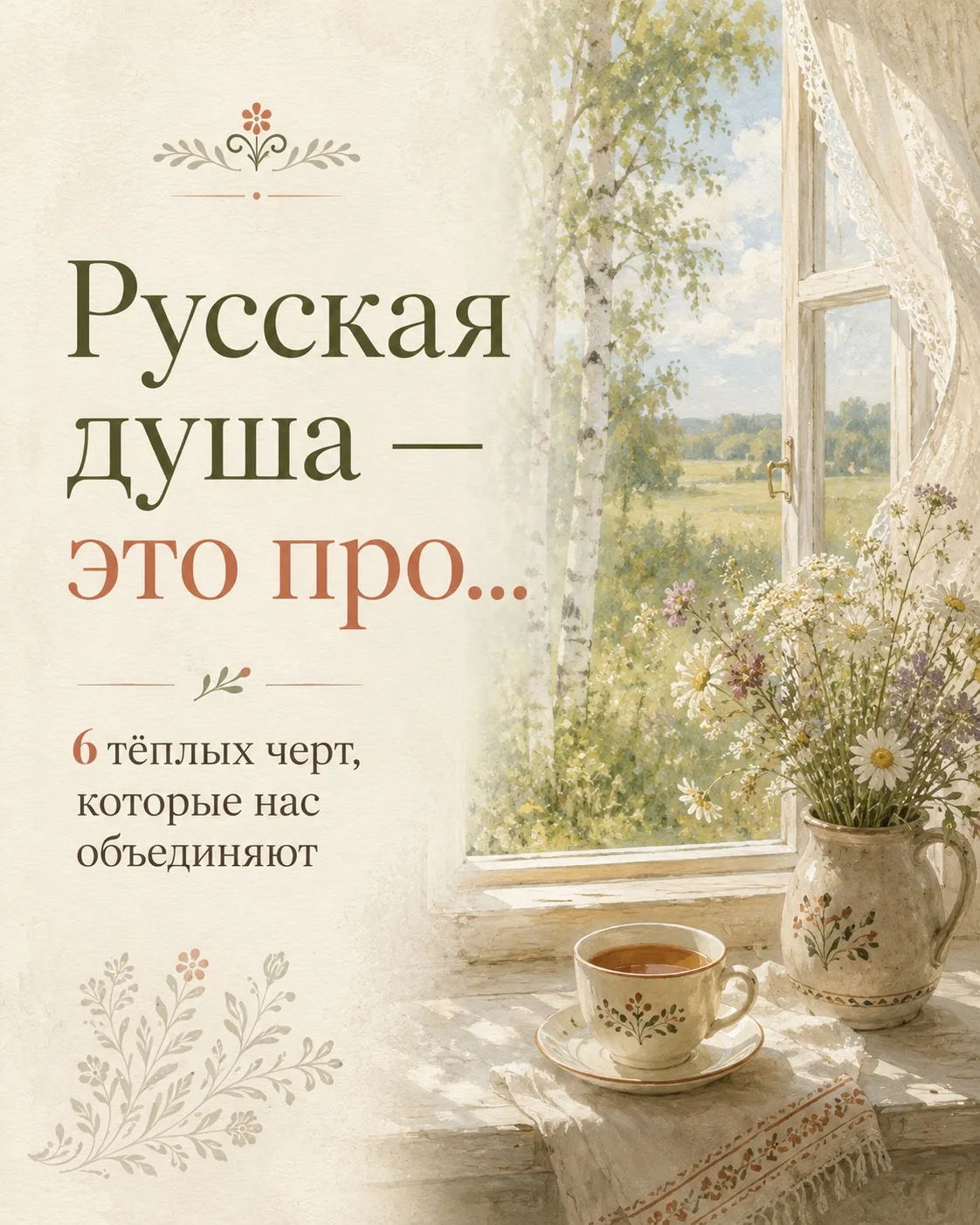 В чем раскрывается русская душа?