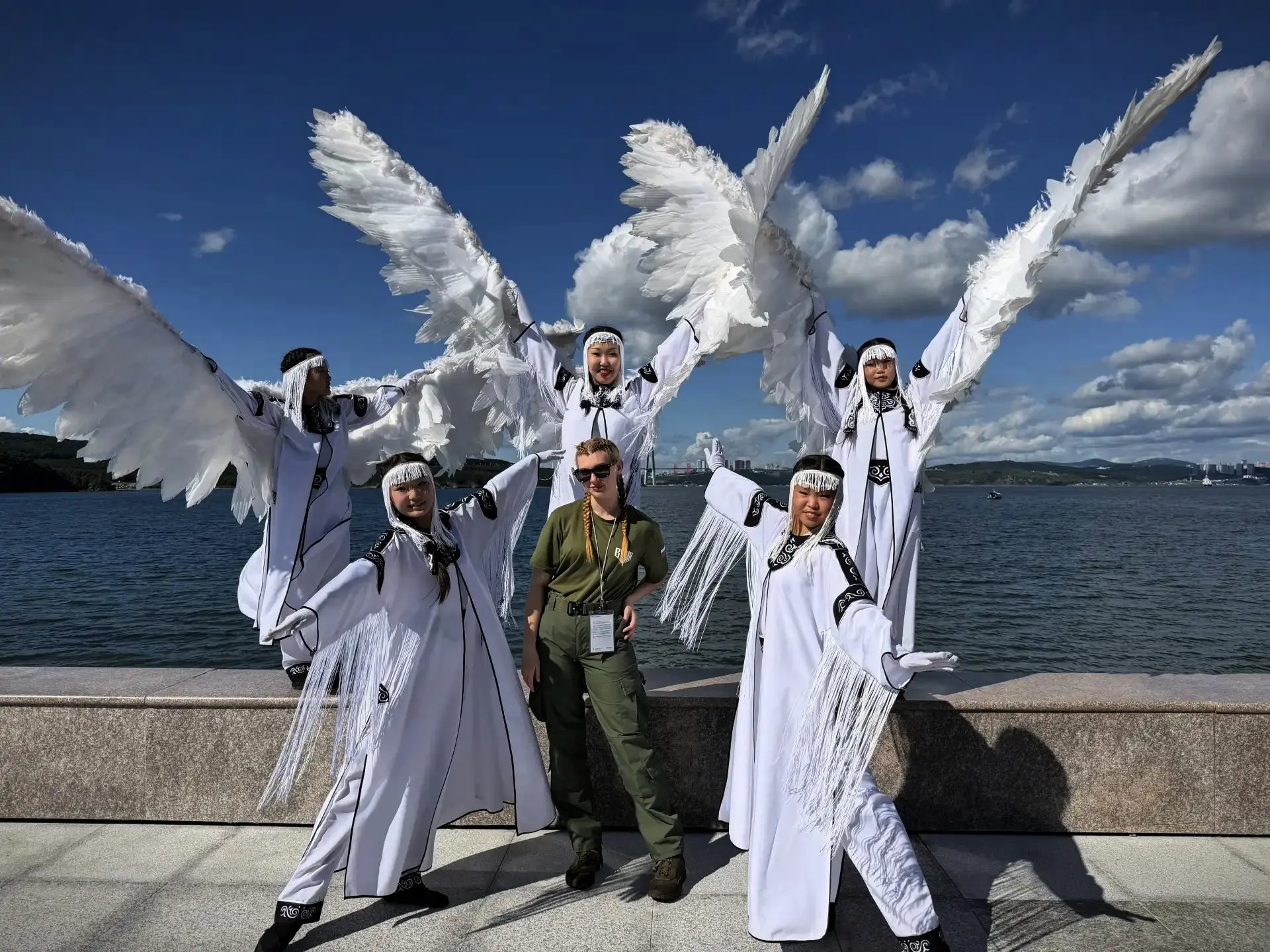 📸🔥Курсант-гвардеец Алиса Васильковская делится кадрами с площадки ВЭФ-2026, где предс...