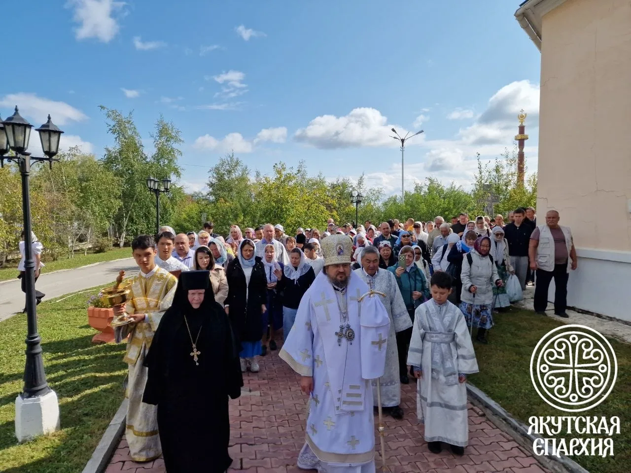 Богослужение Престольного дня Архиерейским чином в Преображенском кафедральном соборе Я...