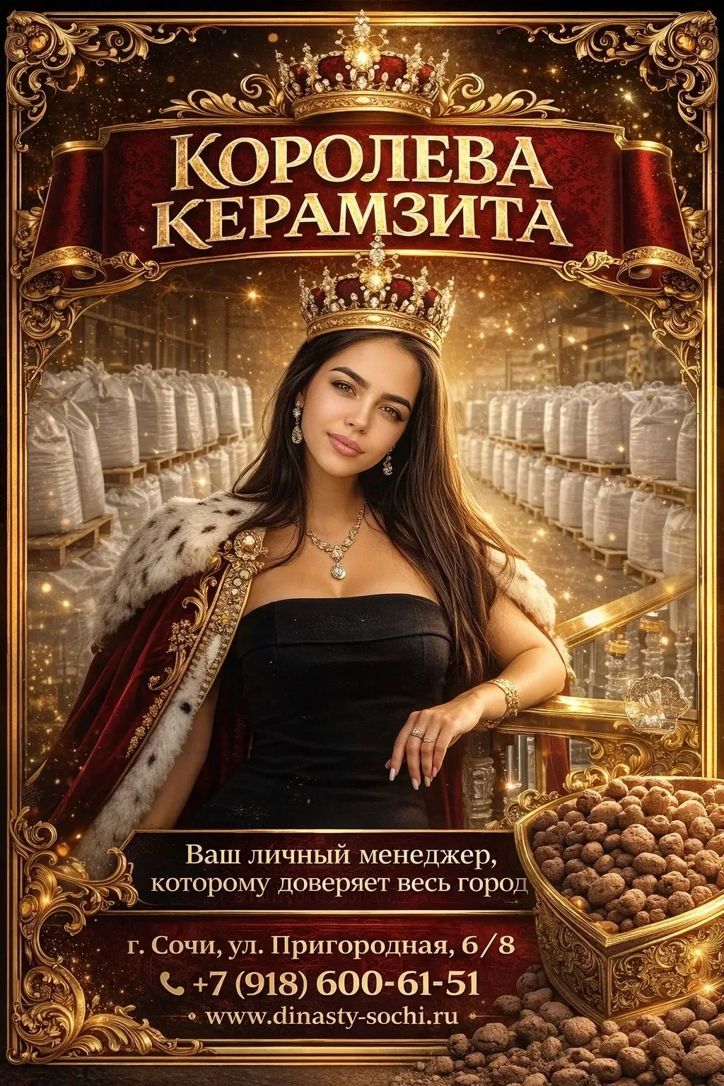 👑 Королева керамзита — в деле