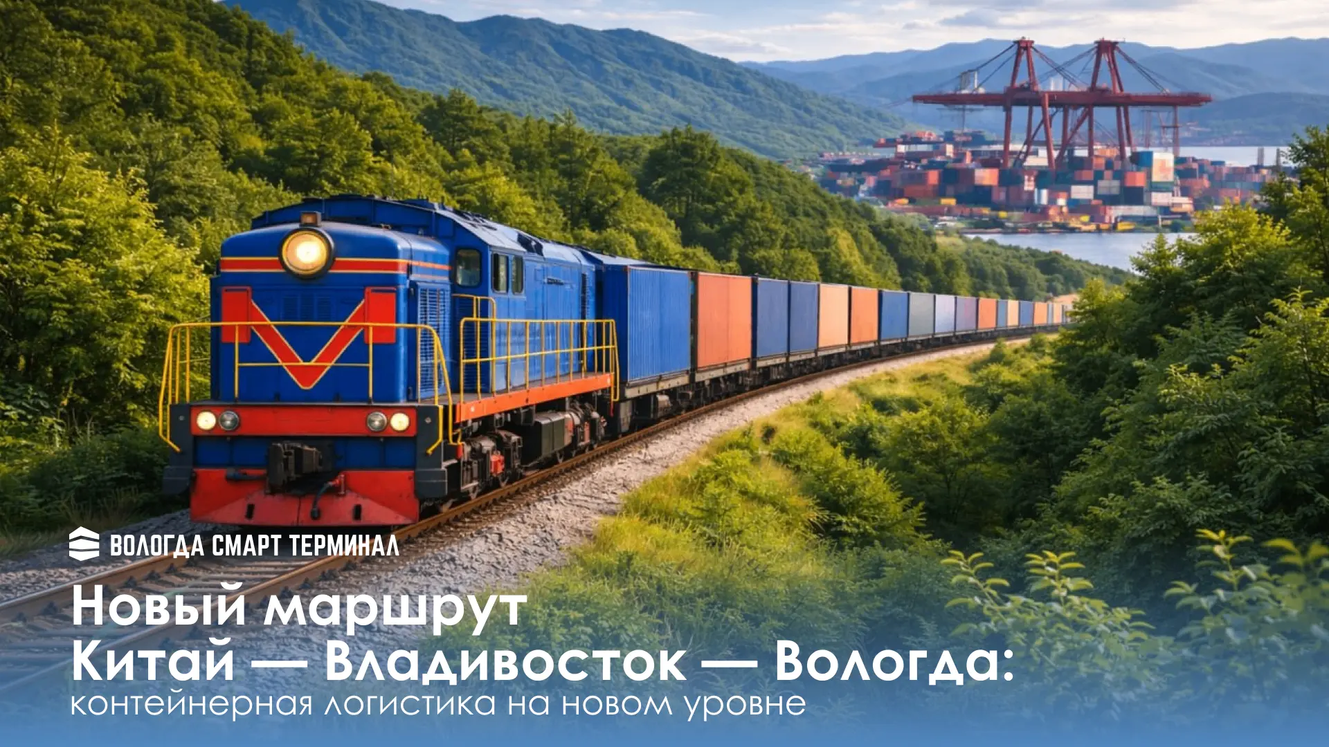 ⚡️Новый маршрут Китай — Владивосток — Вологда: контейнерная логистика на новом уровне

Вологда Смарт