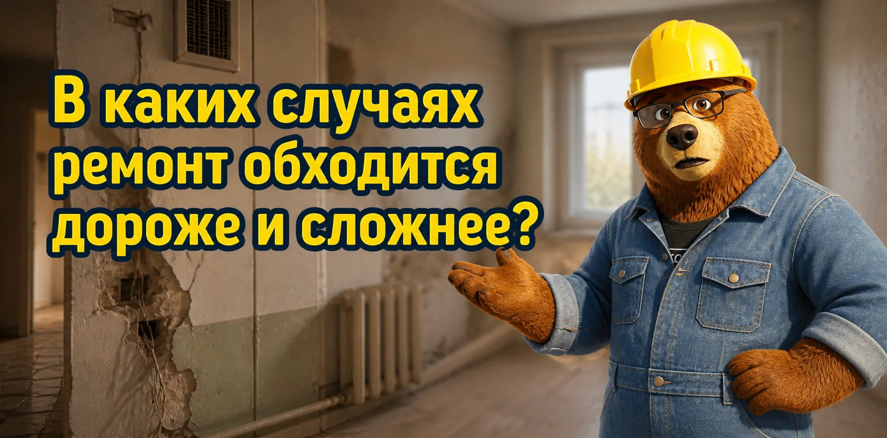 Иногда проблемы ремонта начинаются ещё до того, как мастер зашёл в квартиру. Есть квартиры, где ремо