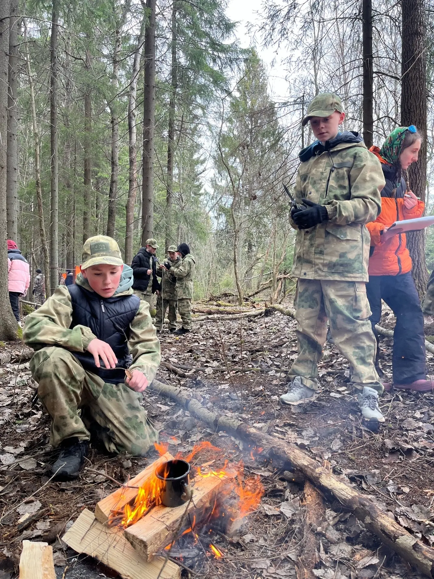 Сегодня на полевом этапе военно‑патриотической игры «Зарница» наша команда доказала важную истину:«П