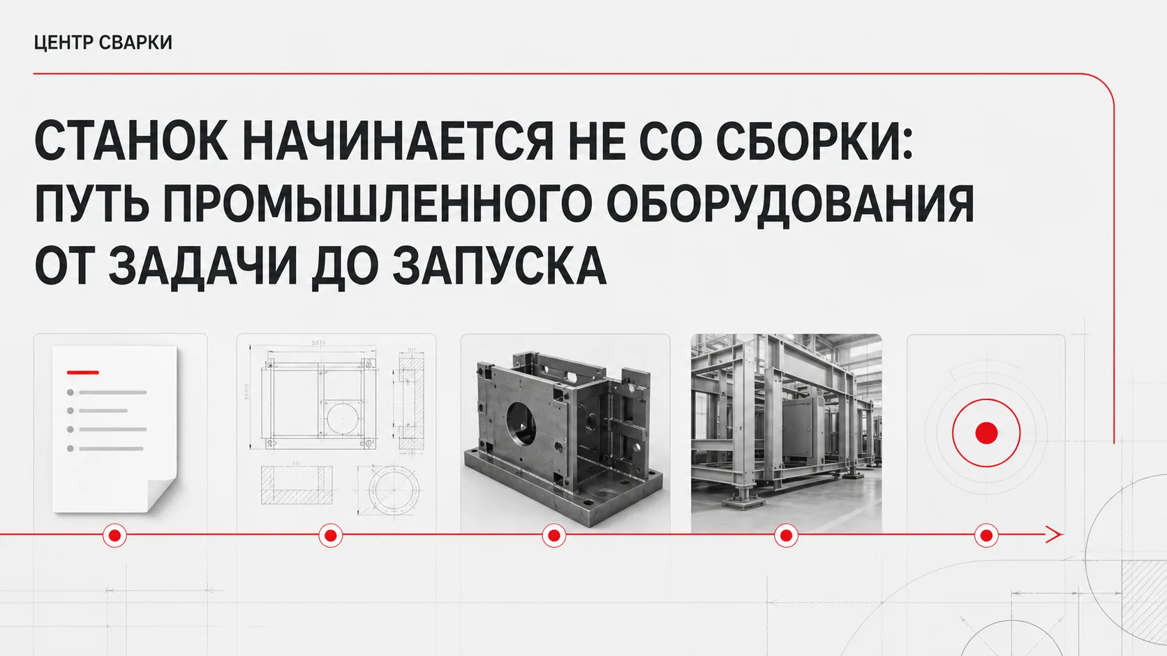 Как создаётся промышленный станок: от задачи до запуска