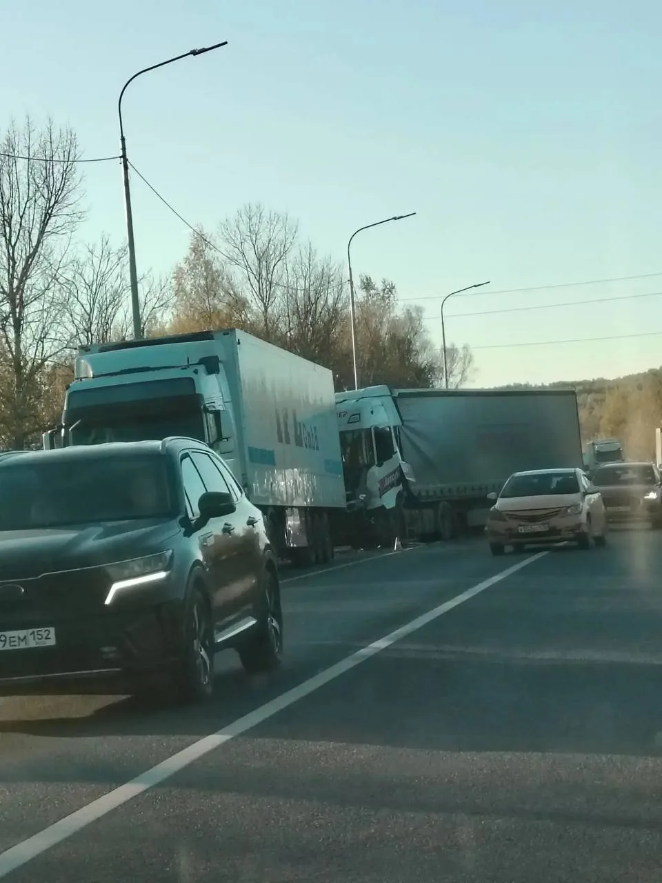 Авария в долине: затор по направлению на Казань
