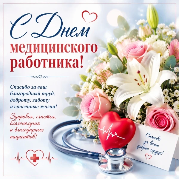 ✨С Днем медицинского работника!

Дорогие врачи, фельдшеры, медицинские сестры, все, кто помогает дет