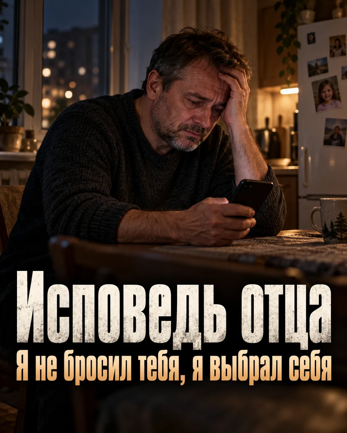 Исповедь Отца. Я не бросил Тебя, Я выбрал Себя.
«Не называй себя дедом. Ты даже отцом не был» Эту фр