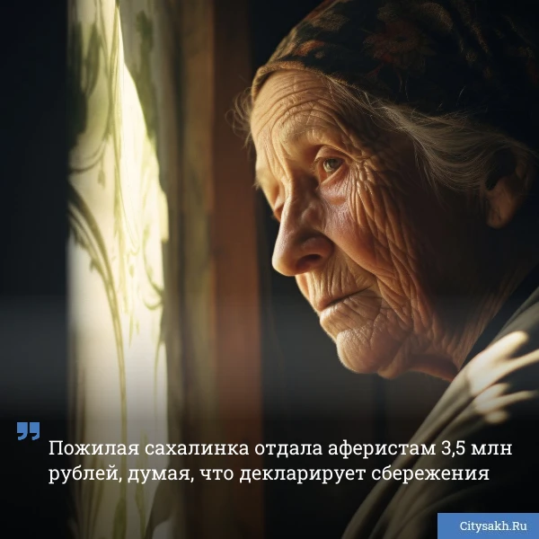 💸 Мошенники под видом правоохранителей несколько дней убеждали 79-летнюю южносахалинку...