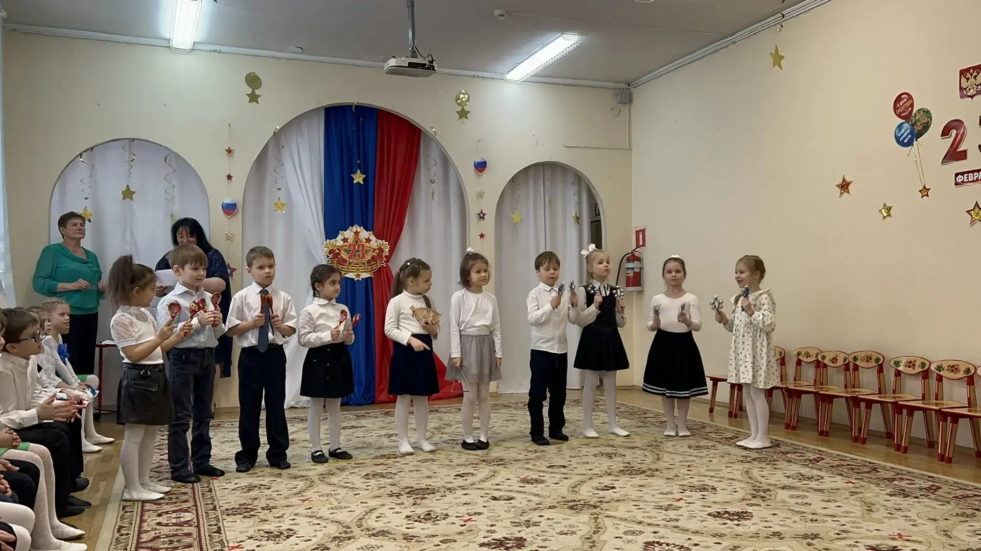 💪🏻 День защитника Отечества  ✨ В дошкольном отделении нашей школы тоже прошла интерактивная программ