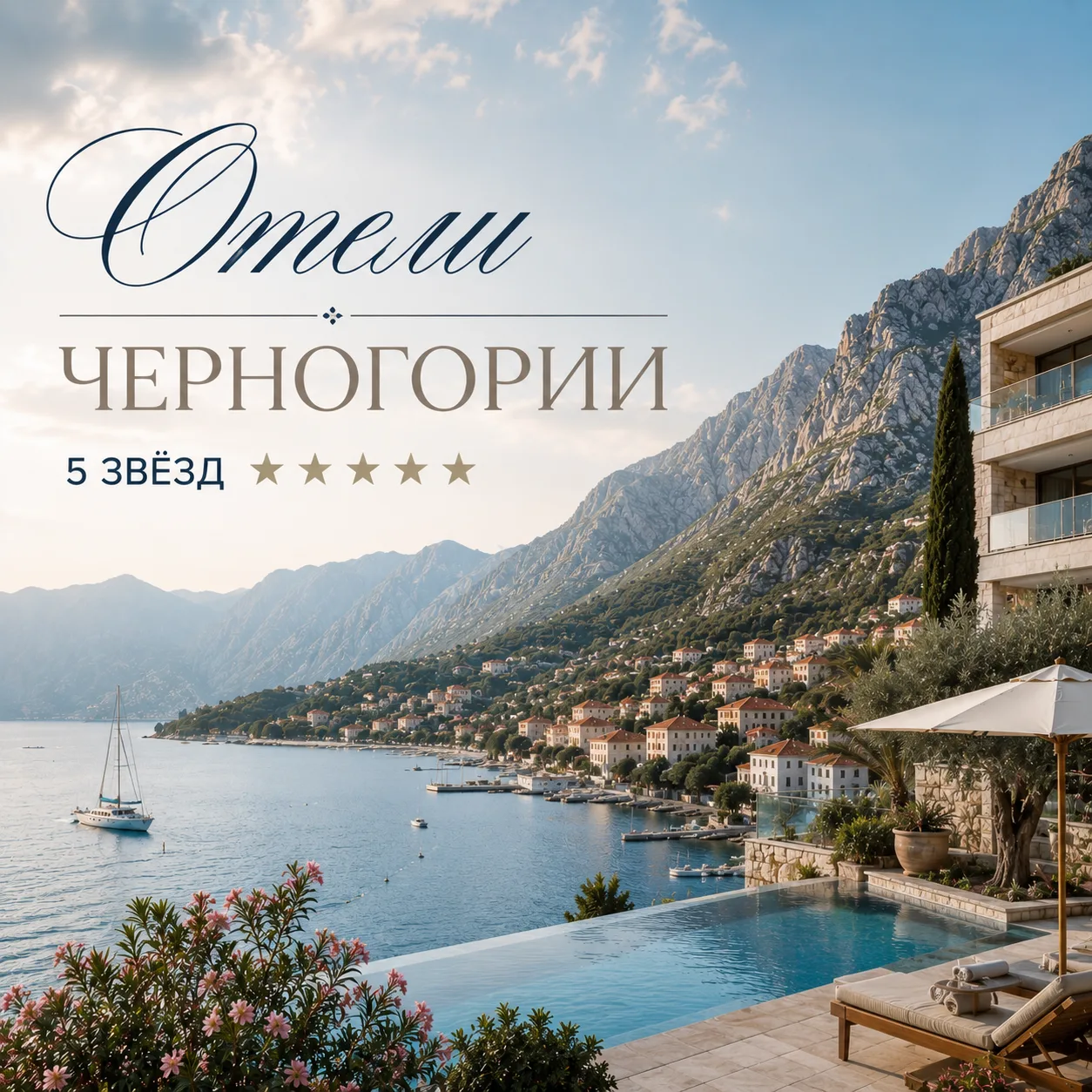 ✨ Подборка 5⭐️ отелей в Черногории с вылетом из Москвы