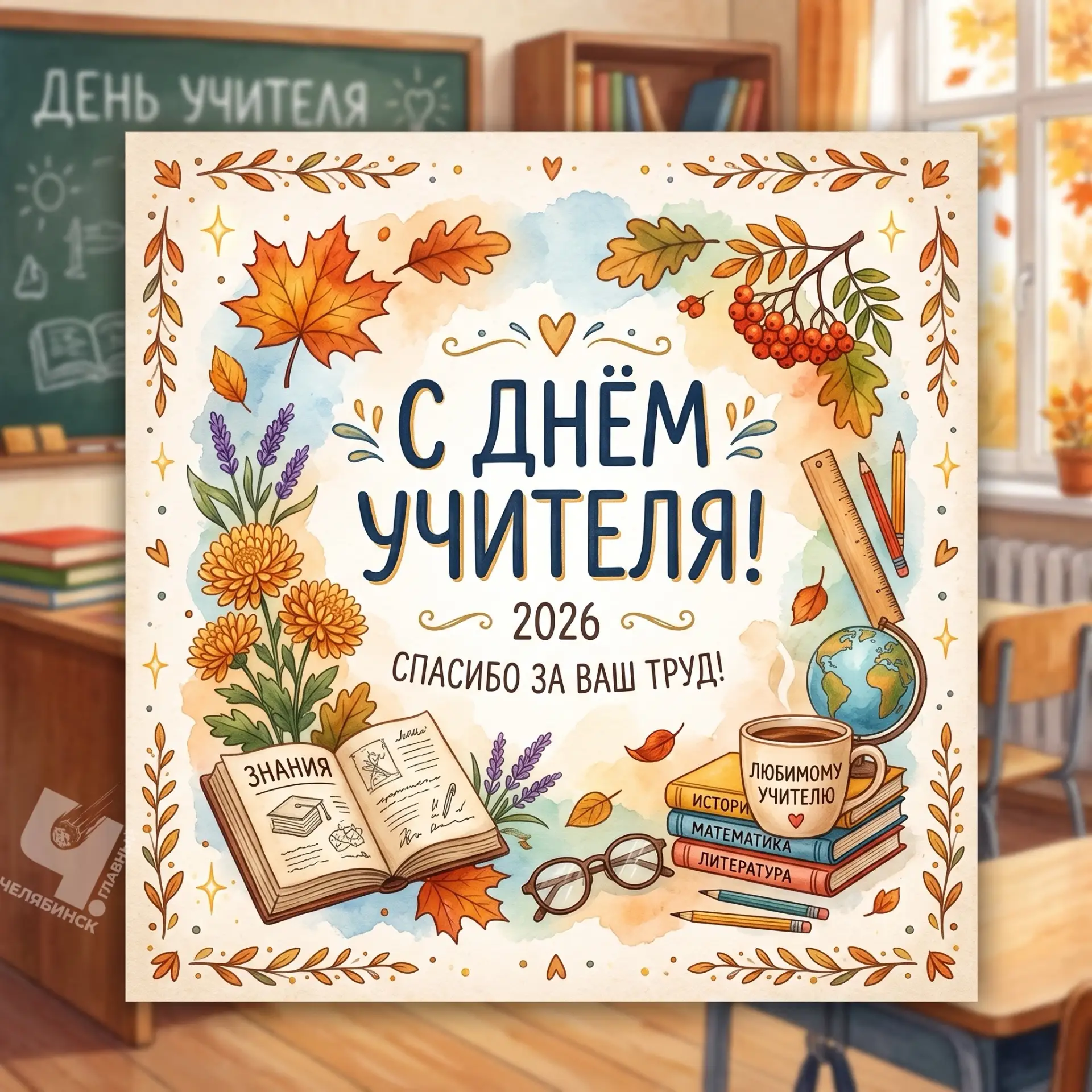 👩‍🏫 С Днём учителя, наши дорогие и любимые педагоги!