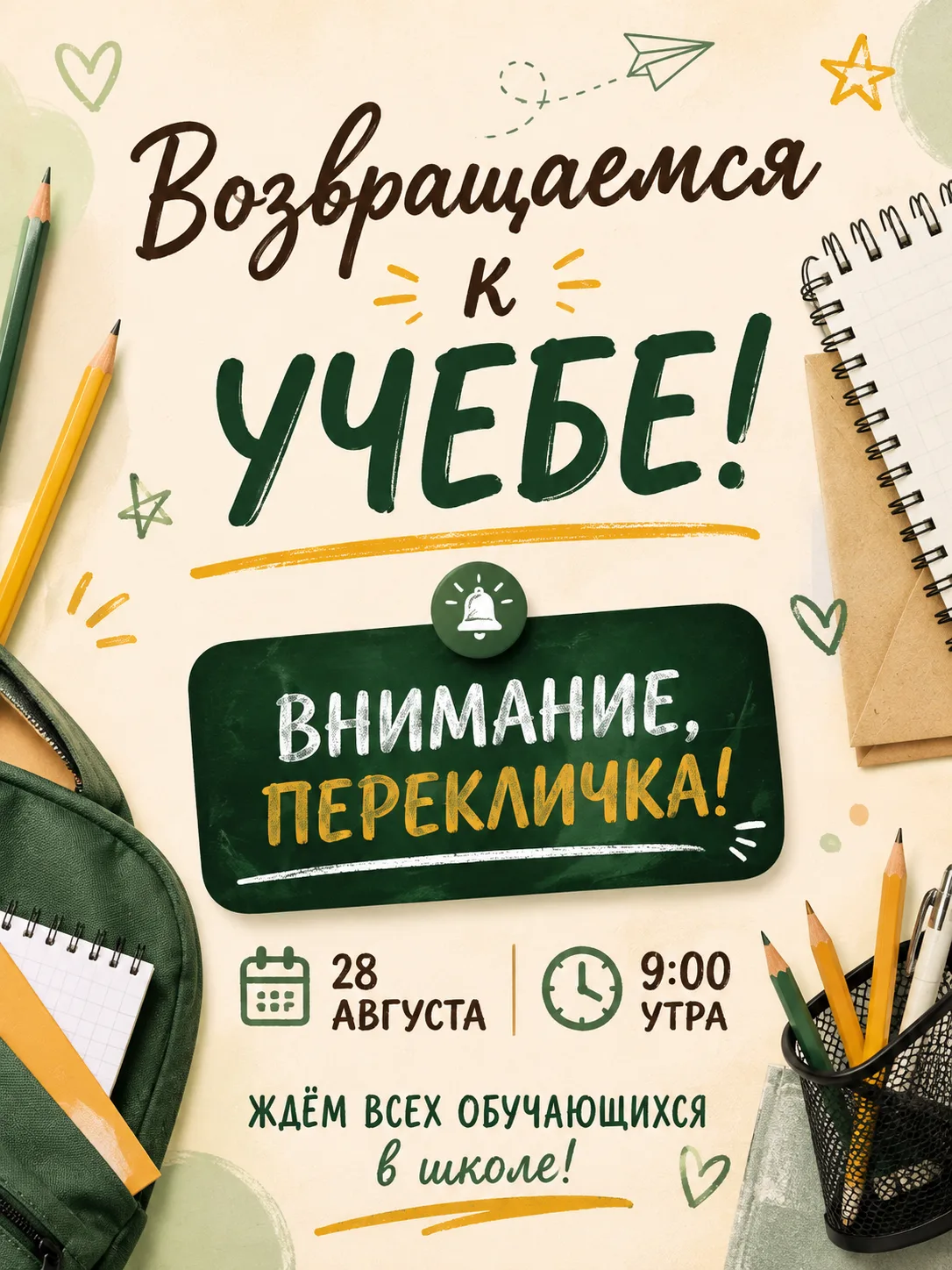 📚 Внимание, обучающиеся и родители!