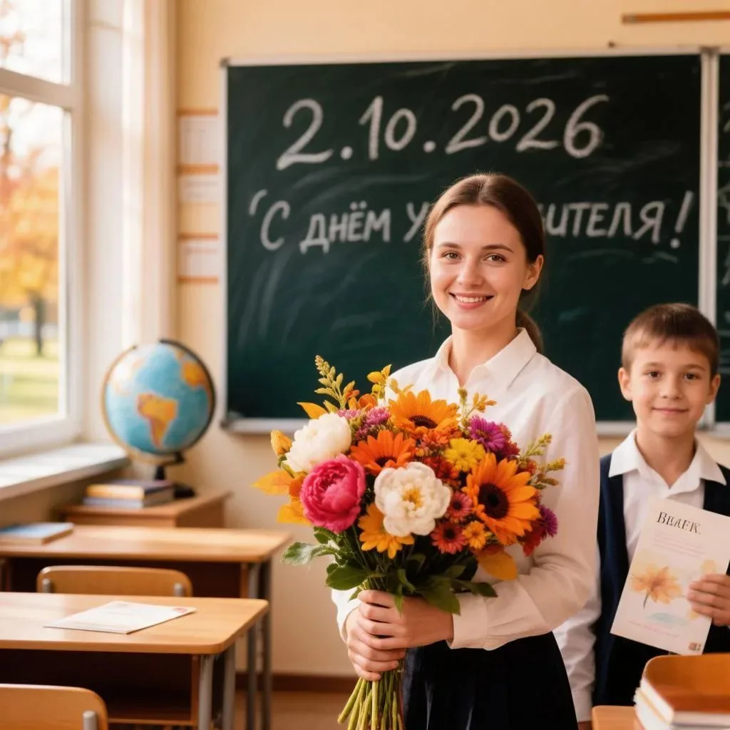 Пятничное напоминание: готовимся ко Дню учителя! 🍎