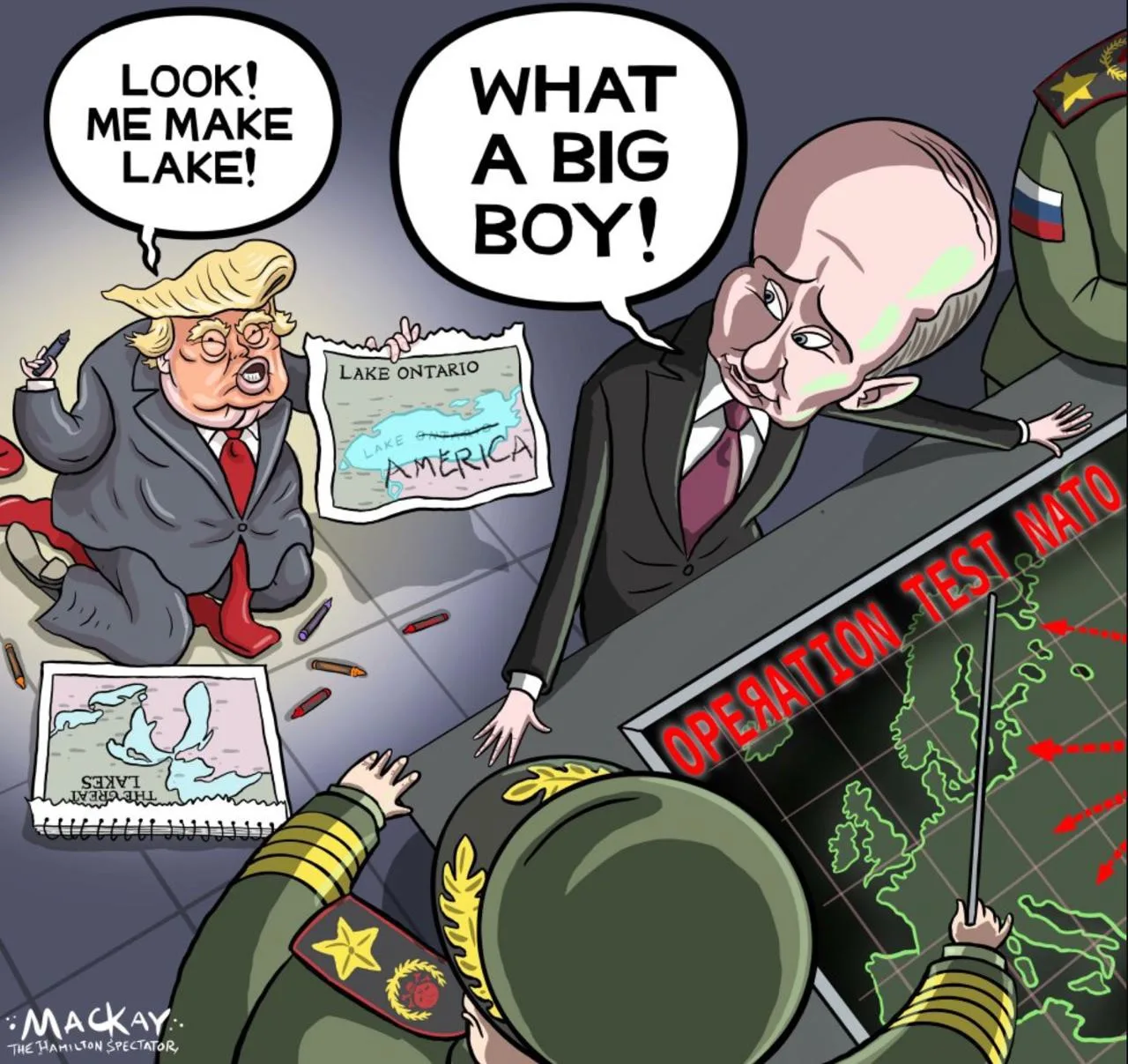 Абсолютными лидерами в издевательствах над Трампом в последние дни стали канадские изда...