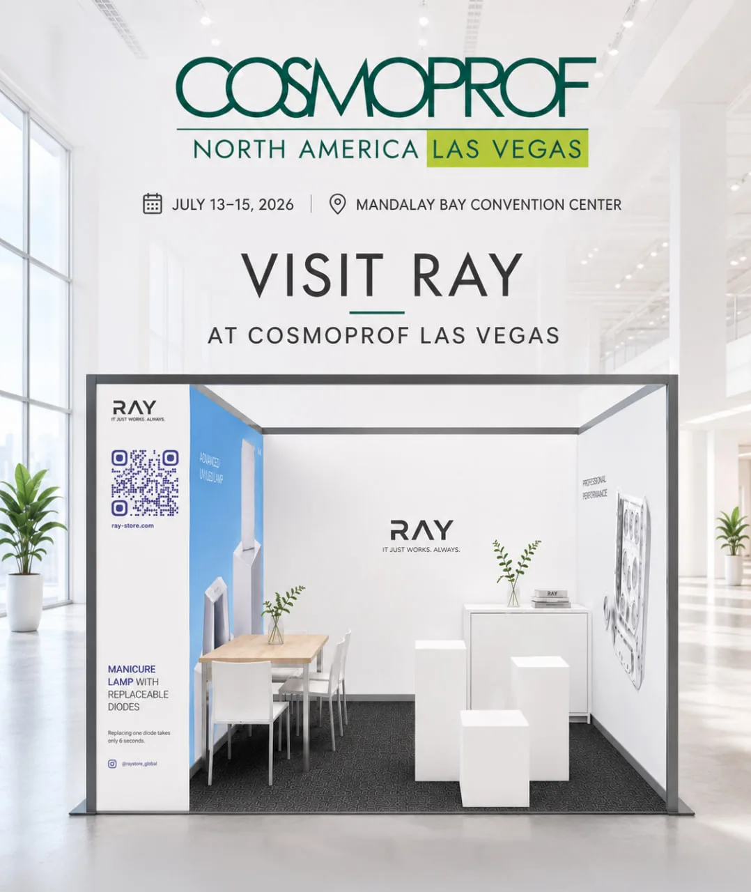 RAY в Las Vegas🔥

Этим летом мы приглашаем тебя на одну из главных мировых выставок beauty-индустри