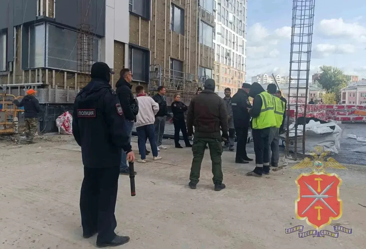 На стройках Тулы прошли рейды против нелегальных мигрантов