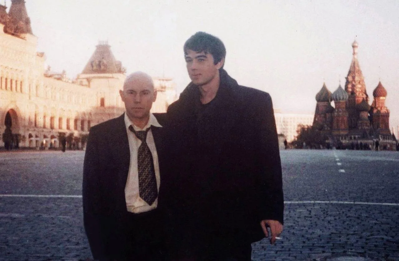 На съемках кинофильма «Брат 2», 1999 год.