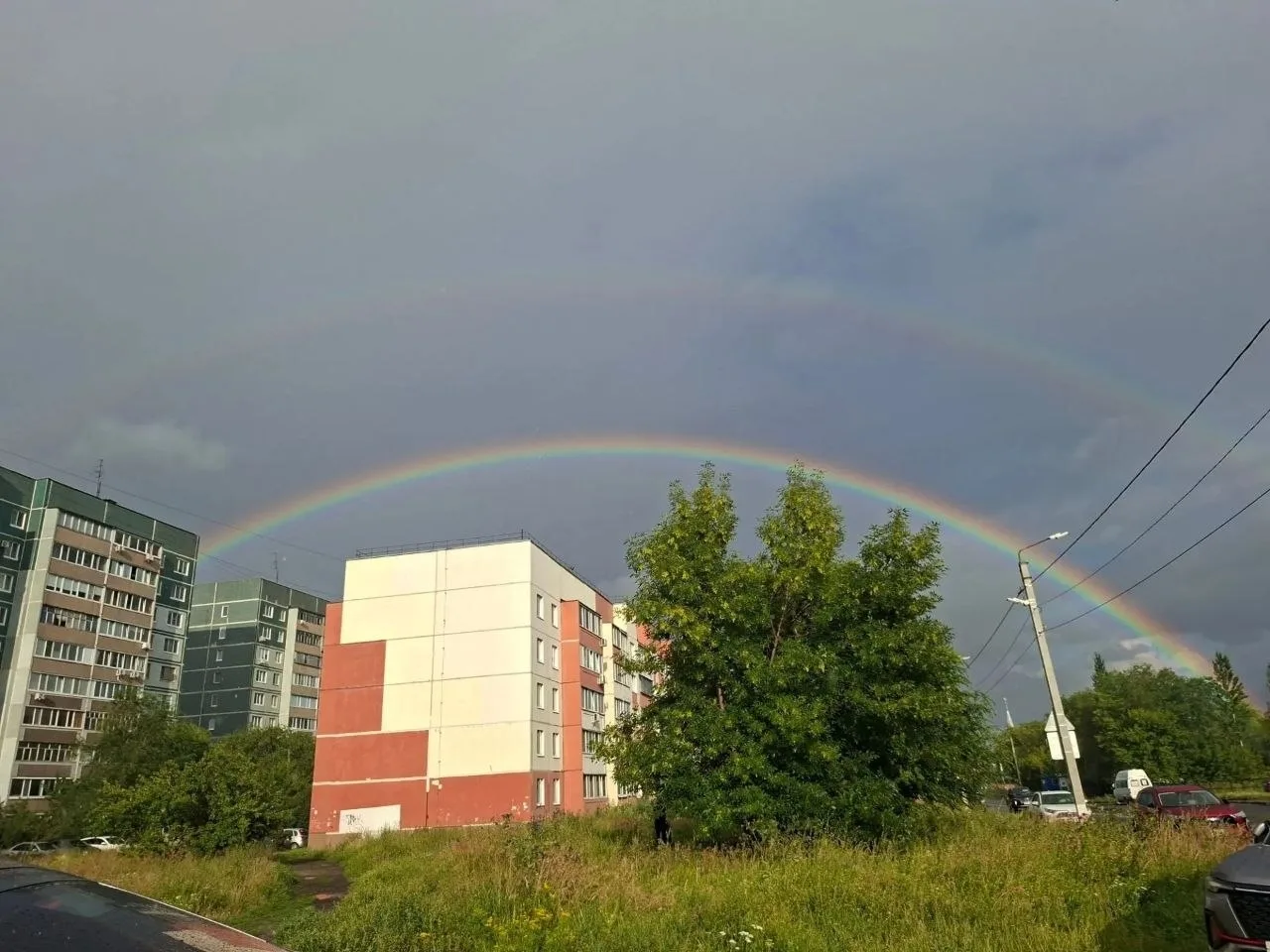 В Ульяновске появилась двойная радуга😍