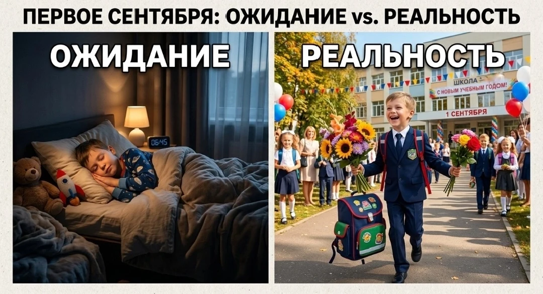 🚀 Объявляем конкурс! 🚀
Покажите своё креативное ожидание 1 сентября и реальность! 🎒✨
Принимаются 
