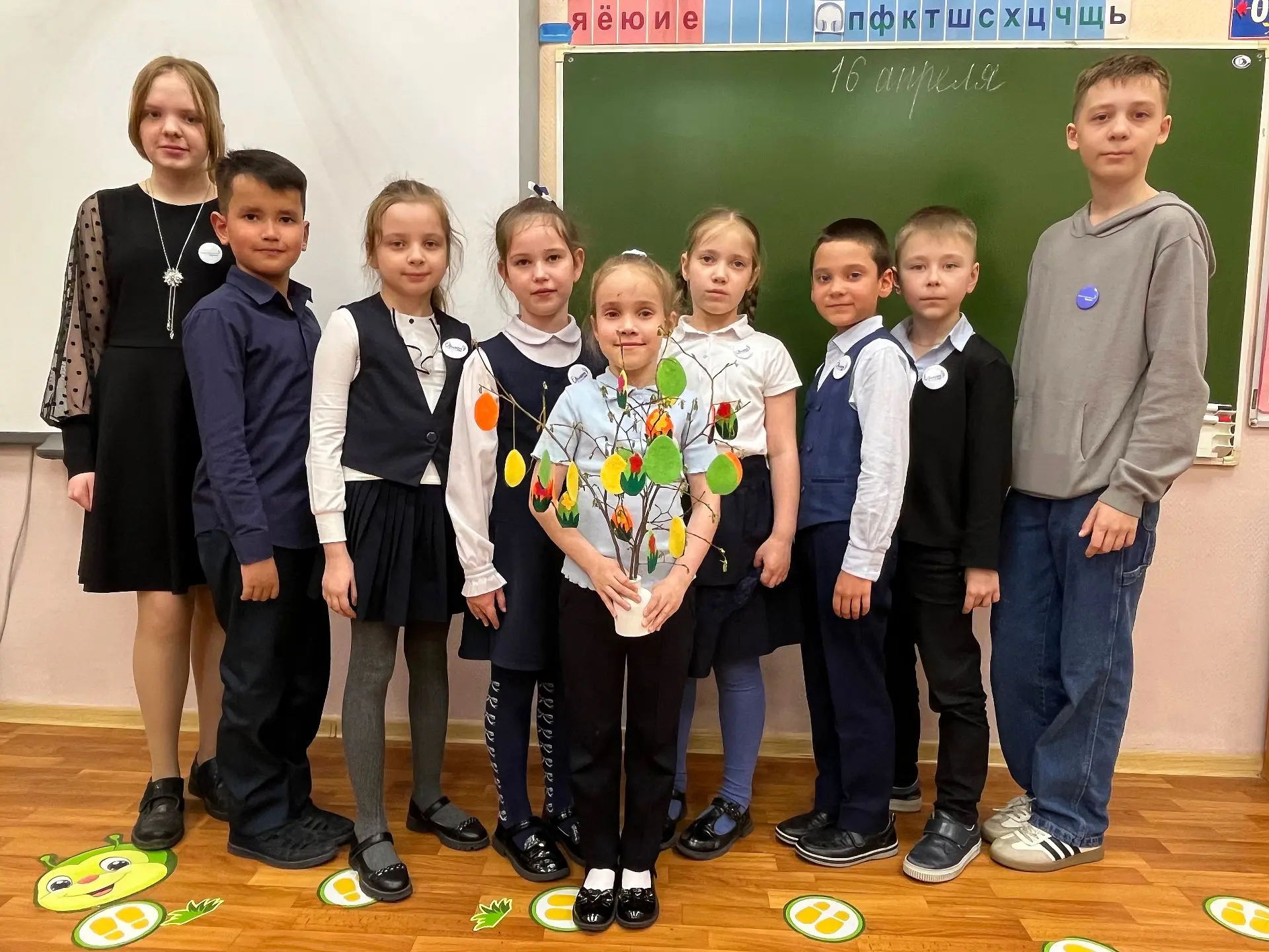 🌟 Пасхальный мастер-класс для первоклассников! 🌟  ✨ Орлята из 1 класса с большим интересом и радость