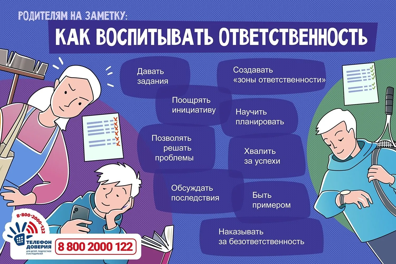 На территории Пермского края работает служба экстренной психологической помощи — Детский телефон дов