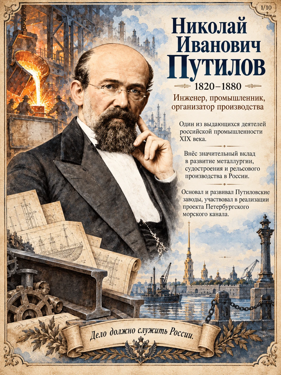 Николай Иванович Путилов — человек, который менял промышленную Россию ⚙️