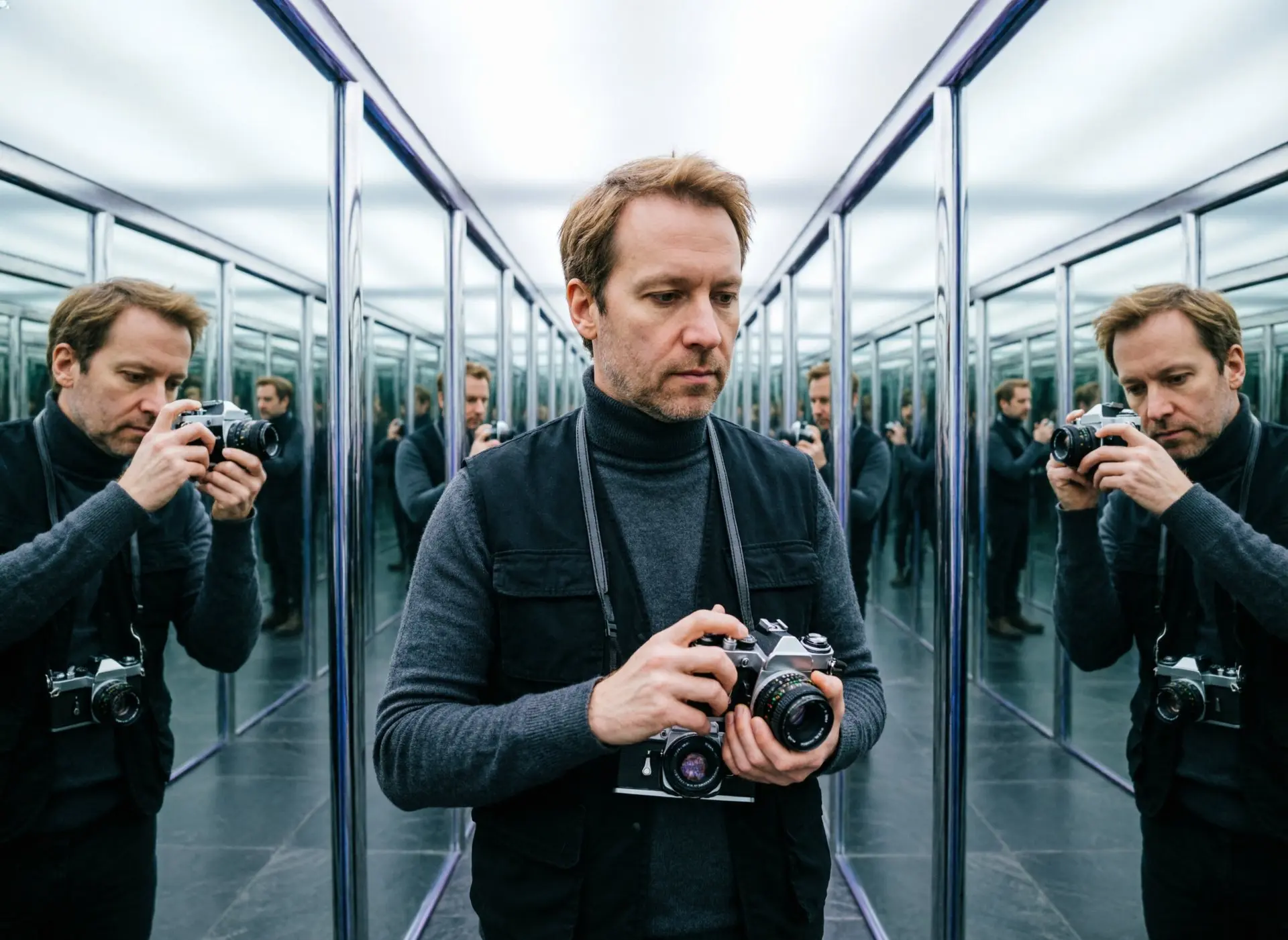 Настоящий фотограф тени не отбрасывает и в зеркалах не отображается. Как этого добиваются?