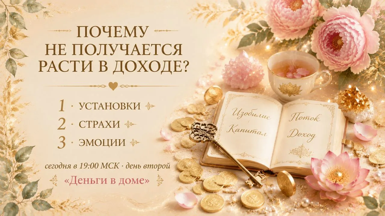Почему не получается расти в доходе? 🤔

Кому-то хочется выйти на новый уровень. Кому-то перестать ж