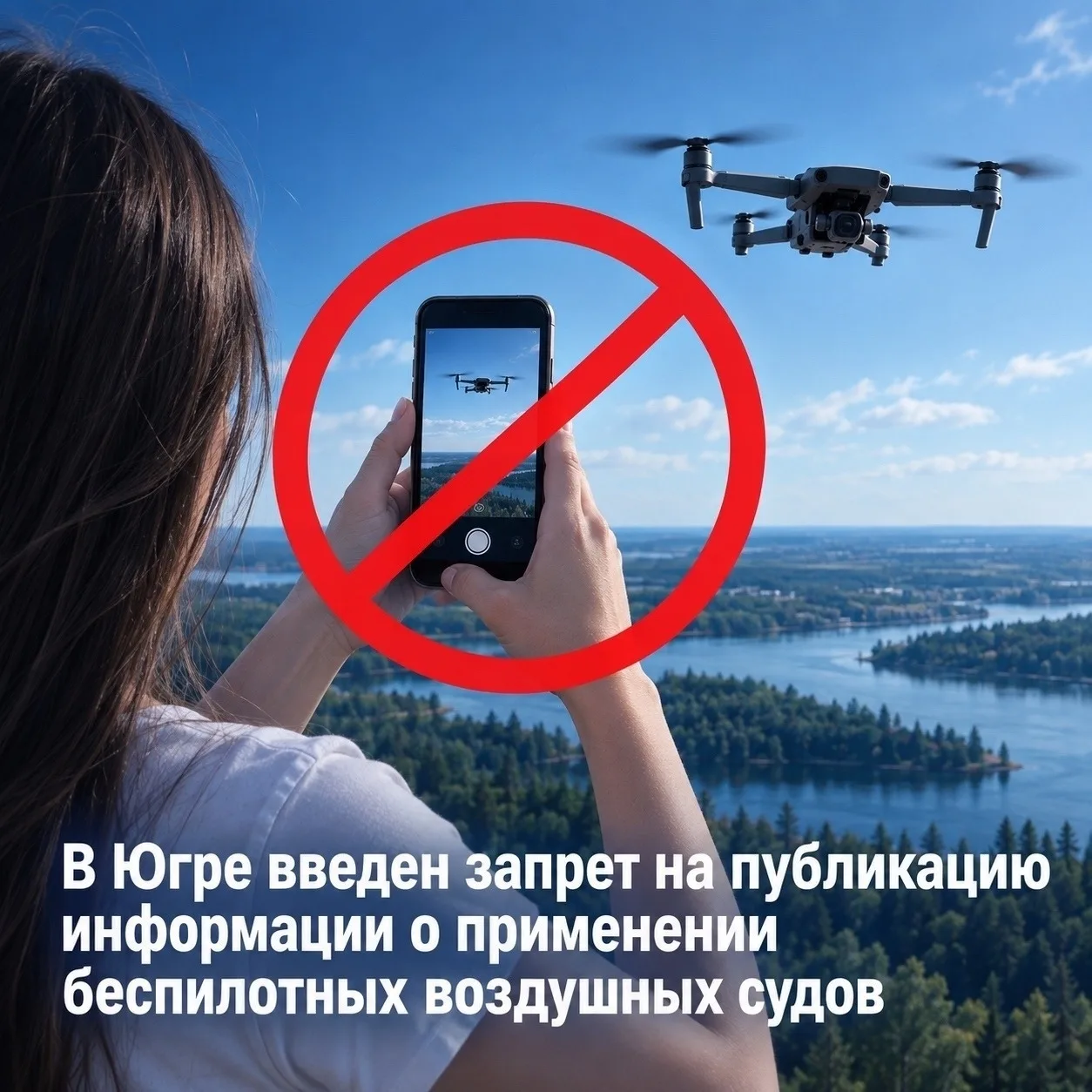 ❗️В Югре ввели запрет на публикацию данных о беспилотных летательных аппаратах 🚫