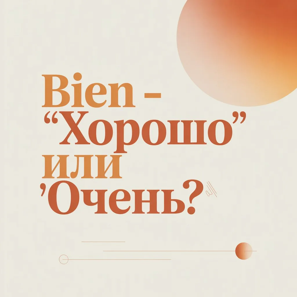 Сегодня у меня для вас сюрприз: иногда “bien” вообще не значит “хорошо” 😁