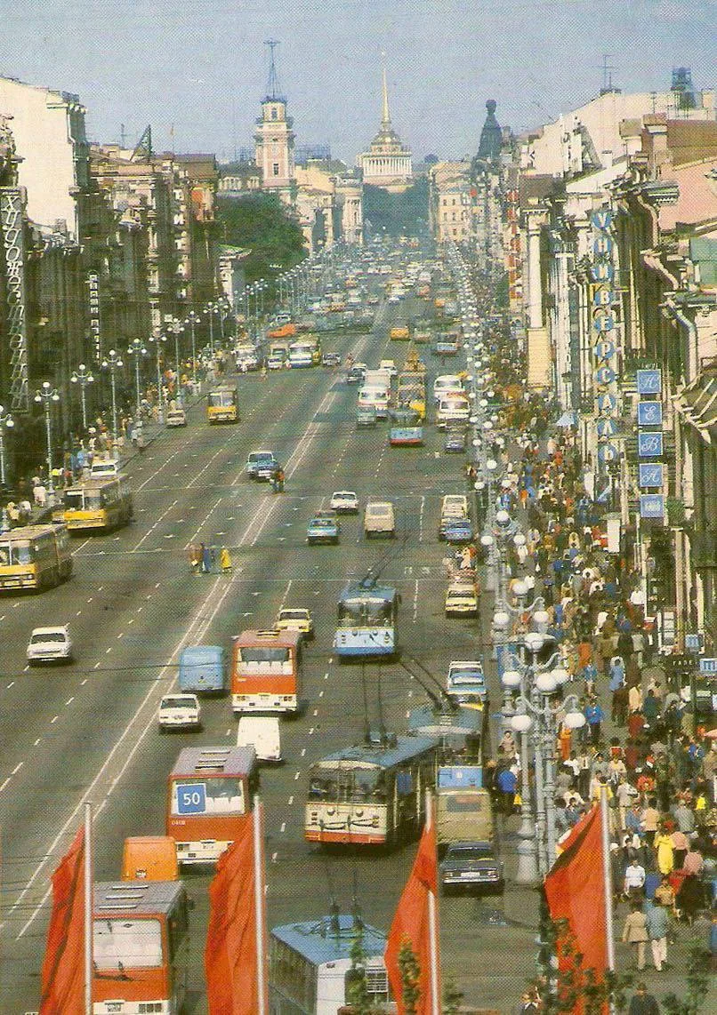 Ленинград, Невский проспект. 1985 год
