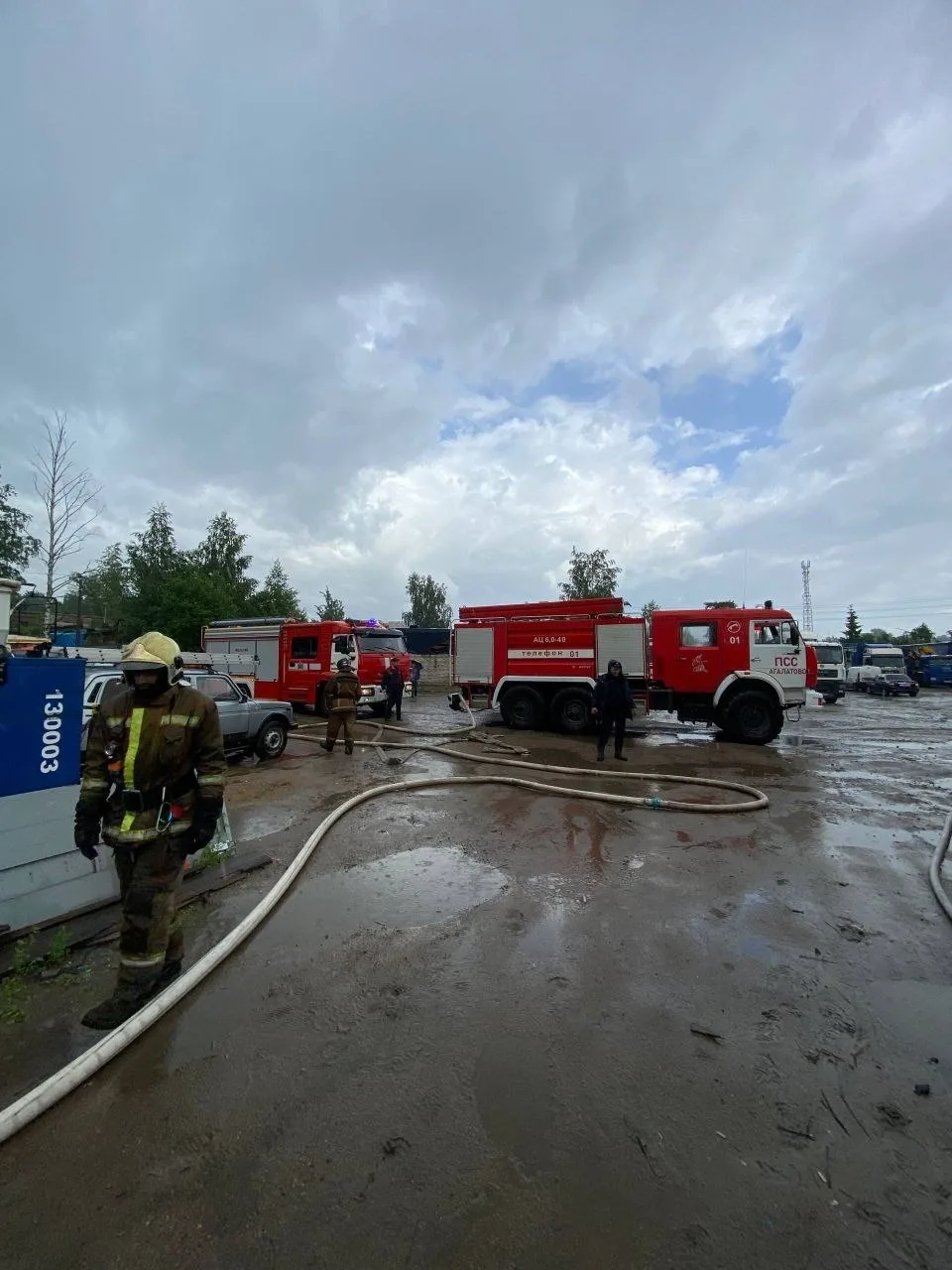 В группе пожарно-спасательной службы сообщается, что вчера поступило сообщение о том, что в г Сертол