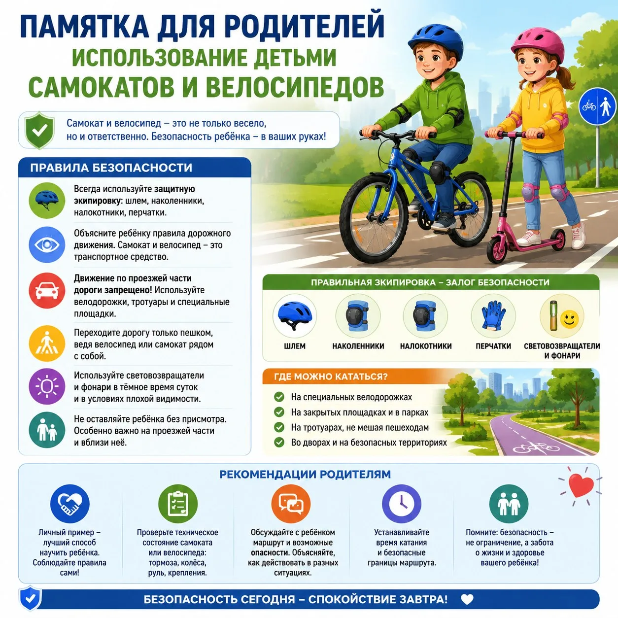 Единый день безопасности дорожного движения, и самое время напомнить друг другу о главном: безопасно