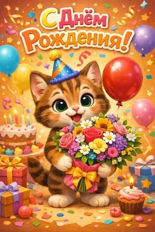 Поздравляем с Днём рождения! 🎂🎁