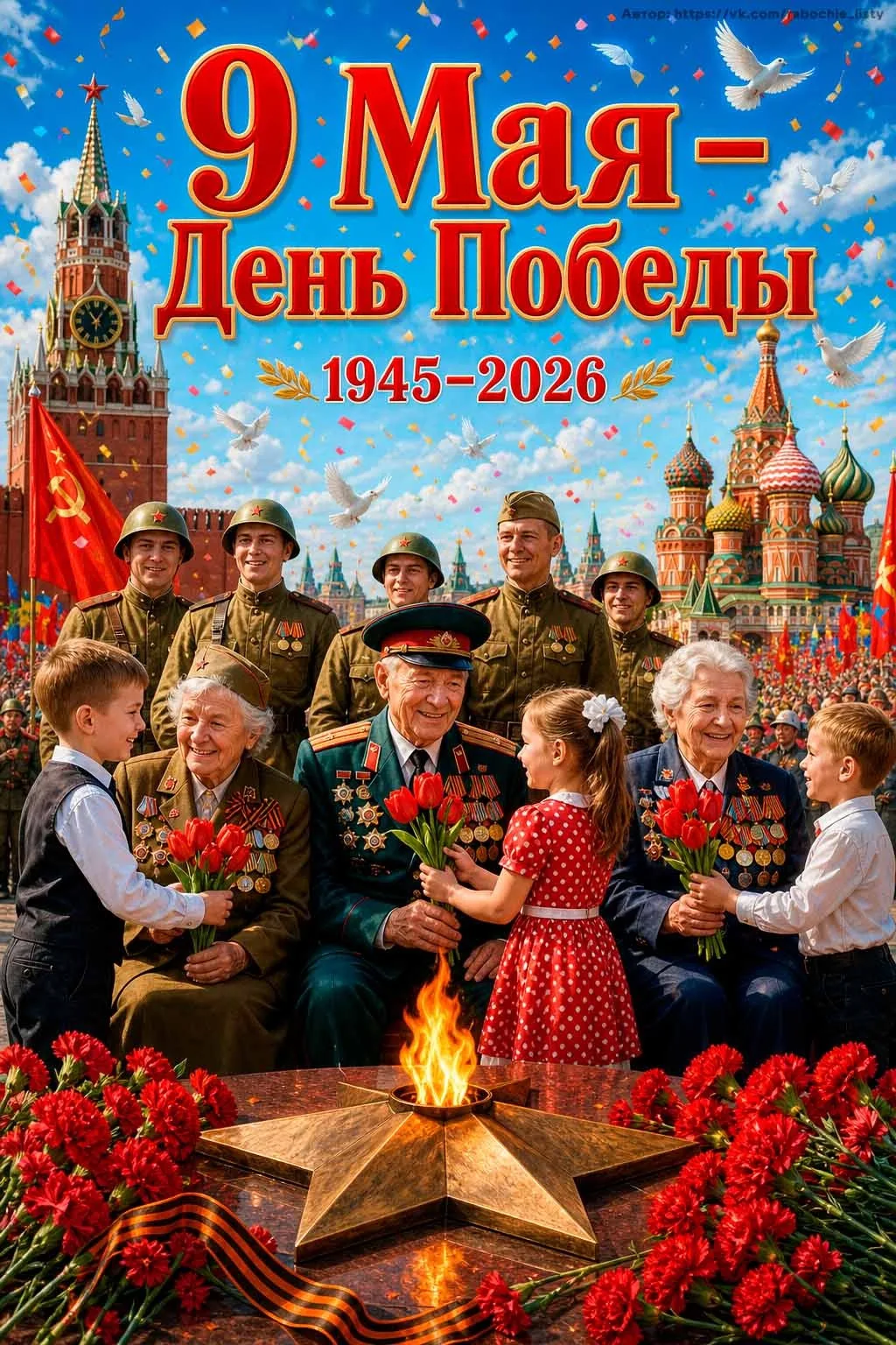 С Днём Великой Победы! ⭐️9 Мая — это не просто дата в календаре. Это день нашей гордости, памяти и б