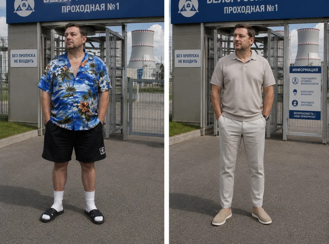🩳 Оделся сам / ознакомили

Напомним, что на БАЭС действует деловой дресс-код для административных р