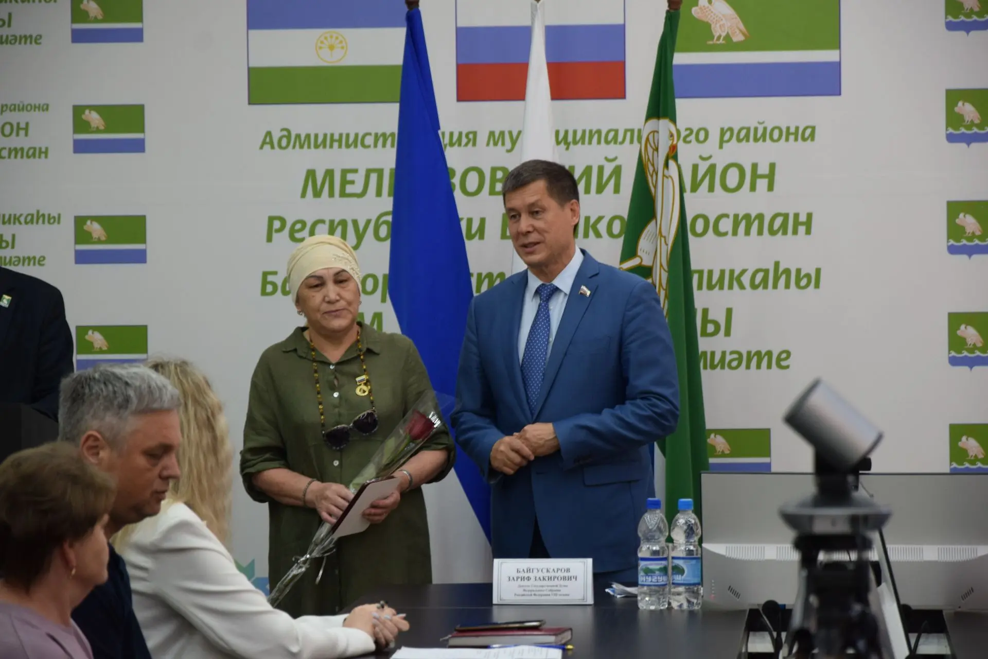 Сегодня в Мелеузе с рабочим визитом находится депутат Государственной Думы Российской Ф...