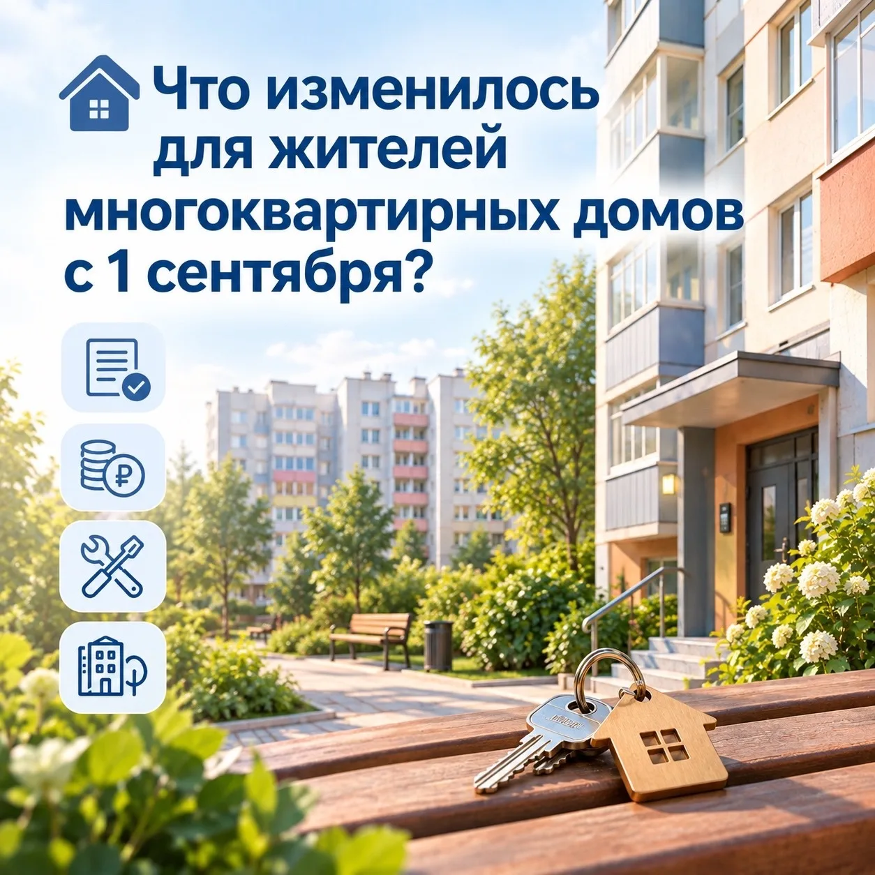 🏠 Что изменилось для жителей многоквартирных домов с 1 сентября?