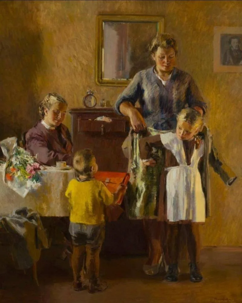 Первоклассница, 1949, 148×120