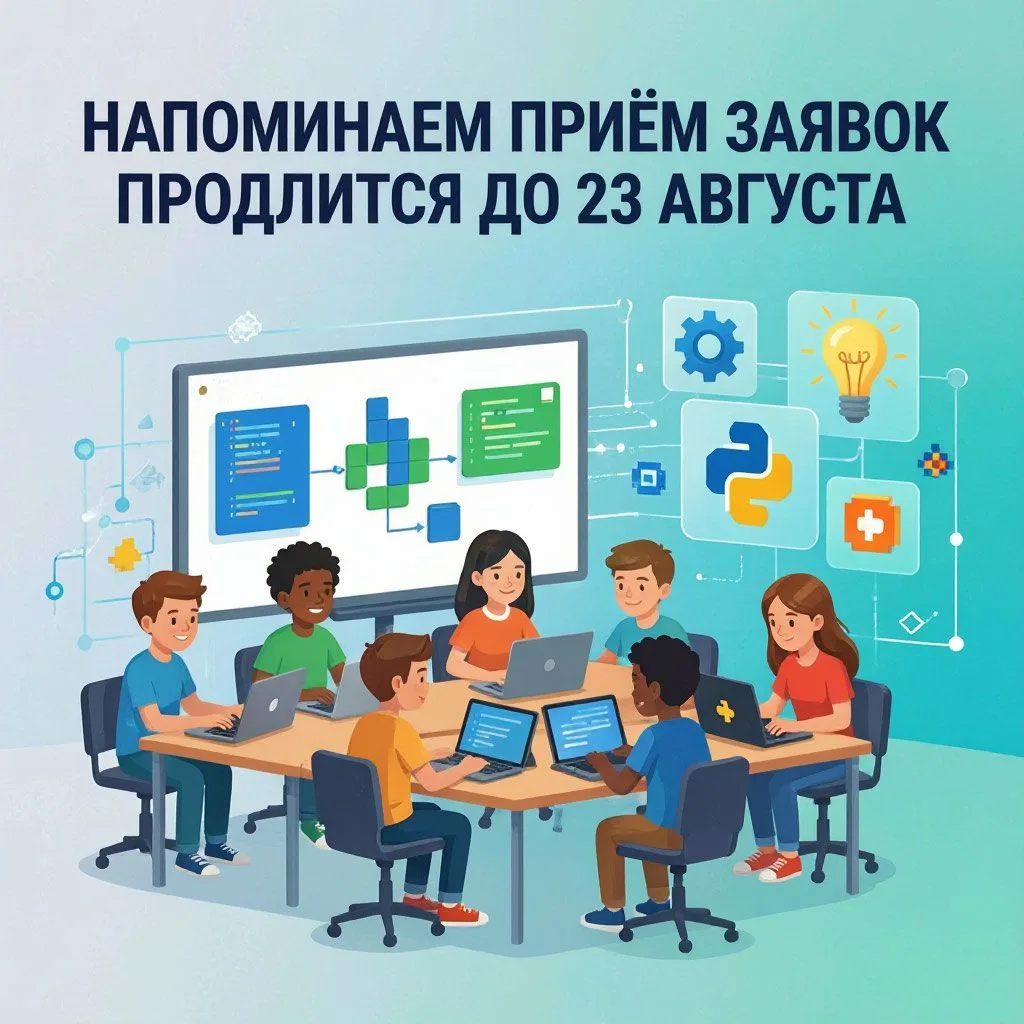 Напоминаем: уведомляем о начале программы поддержки цифрового развития школьников.