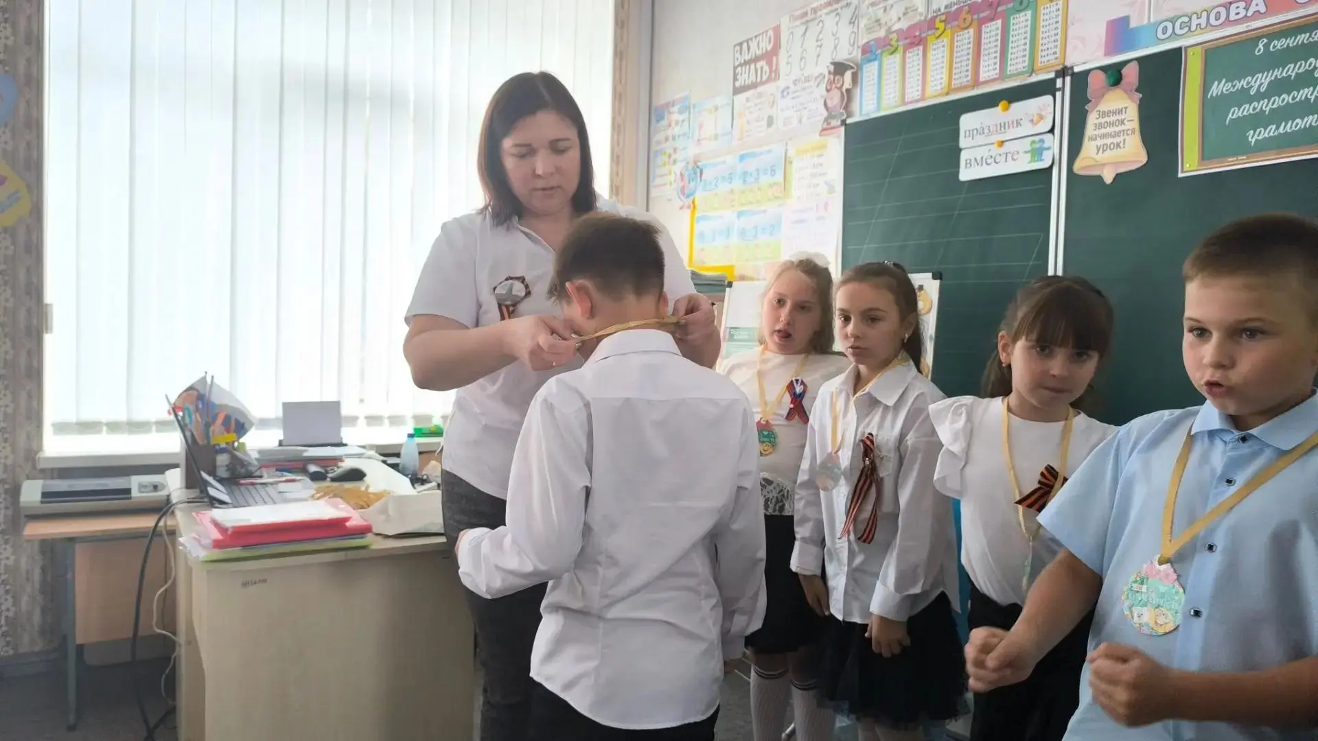 Международный день грамотности в нашей школе!