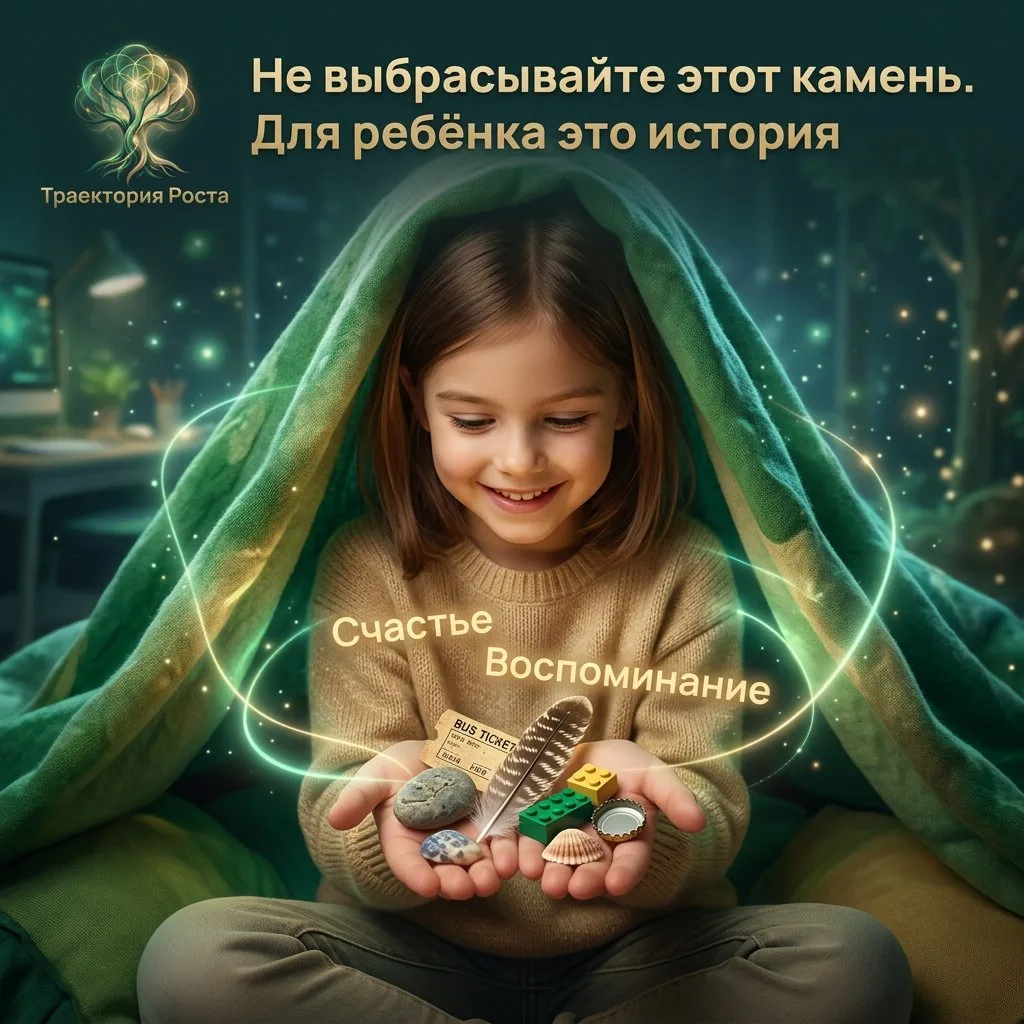 🟢⬆️ Не выбрасывайте этот камень. Для ребёнка он может быть совсем не камнем