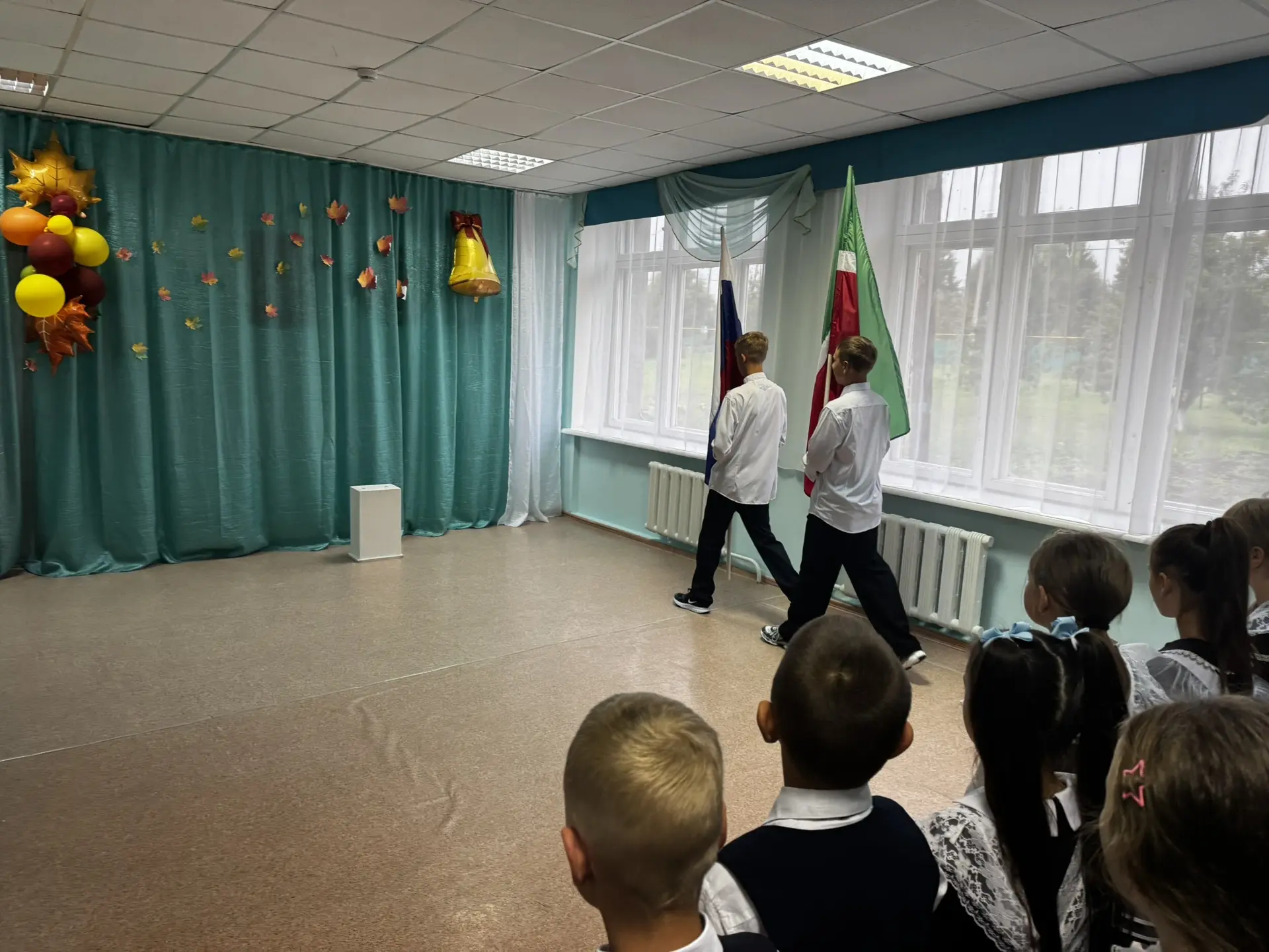 Утро в школе началось по‑особенному!