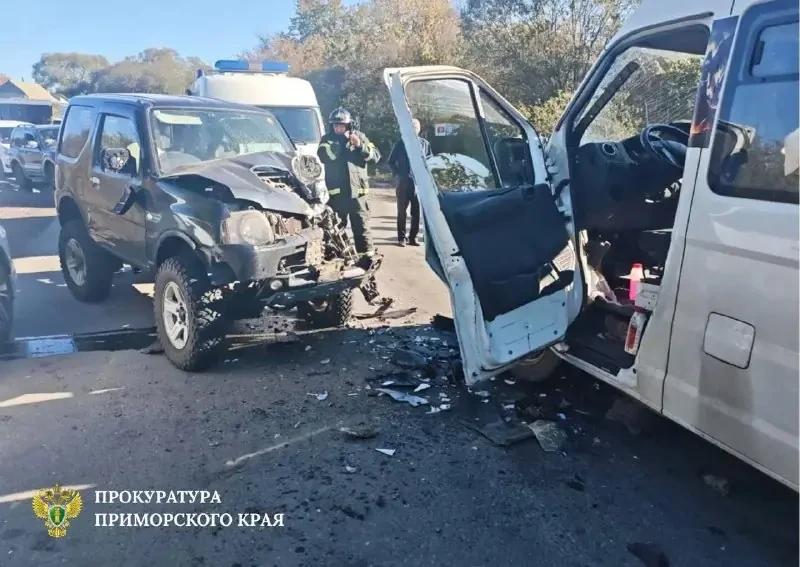 ДТП с участием пассажирского автобуса проишло в Партизанске