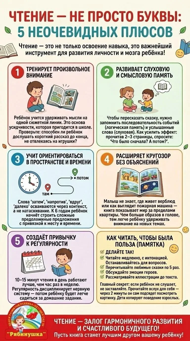 📖 Чтение — не просто навык, а ключ к развитию

Уметь читать — важно. Но ещё важнее — понимать прочи